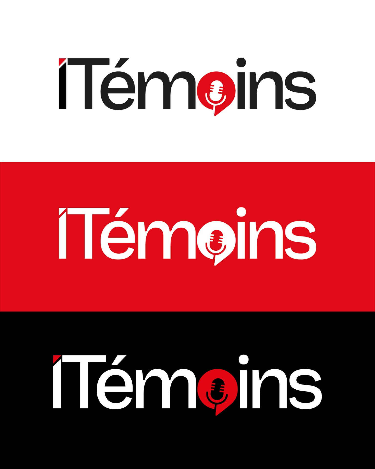 iTémoins — Logo variations