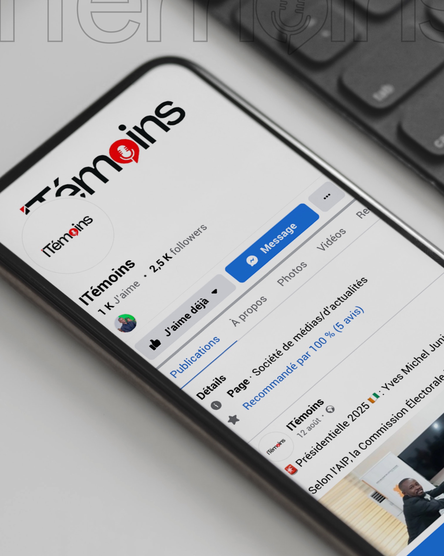 iTémoins — Flag micro