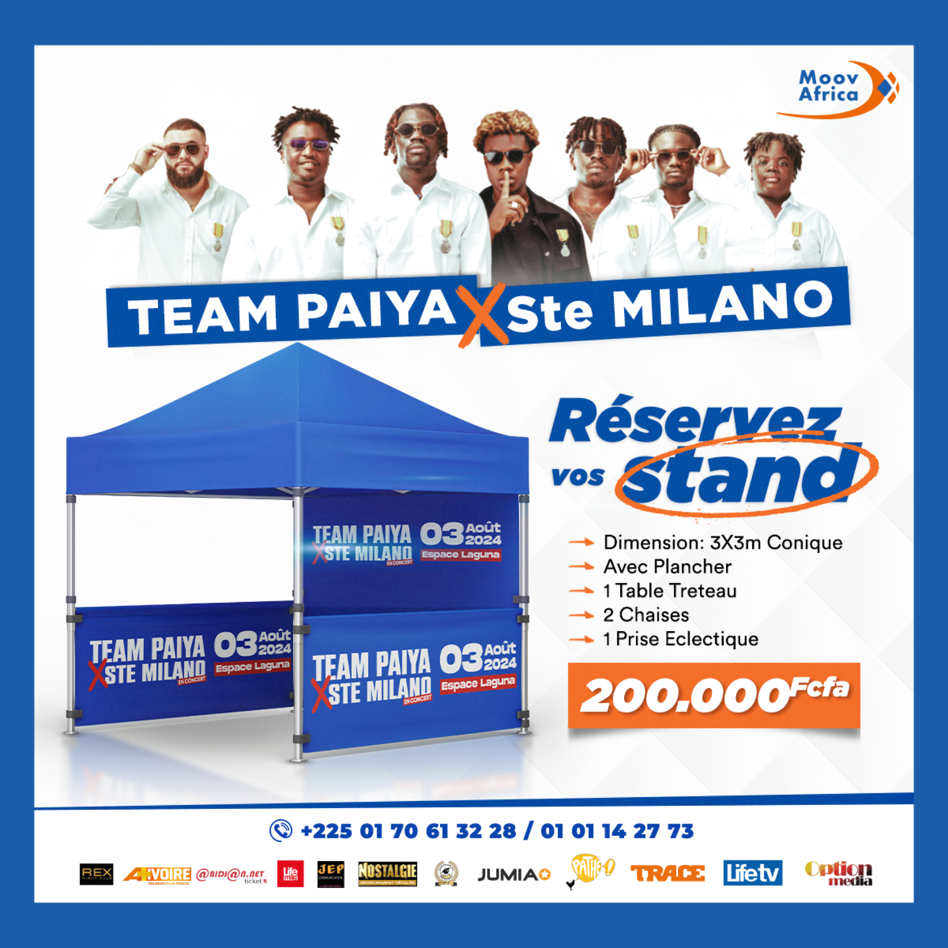 Team Paiya — Réservation Stand
