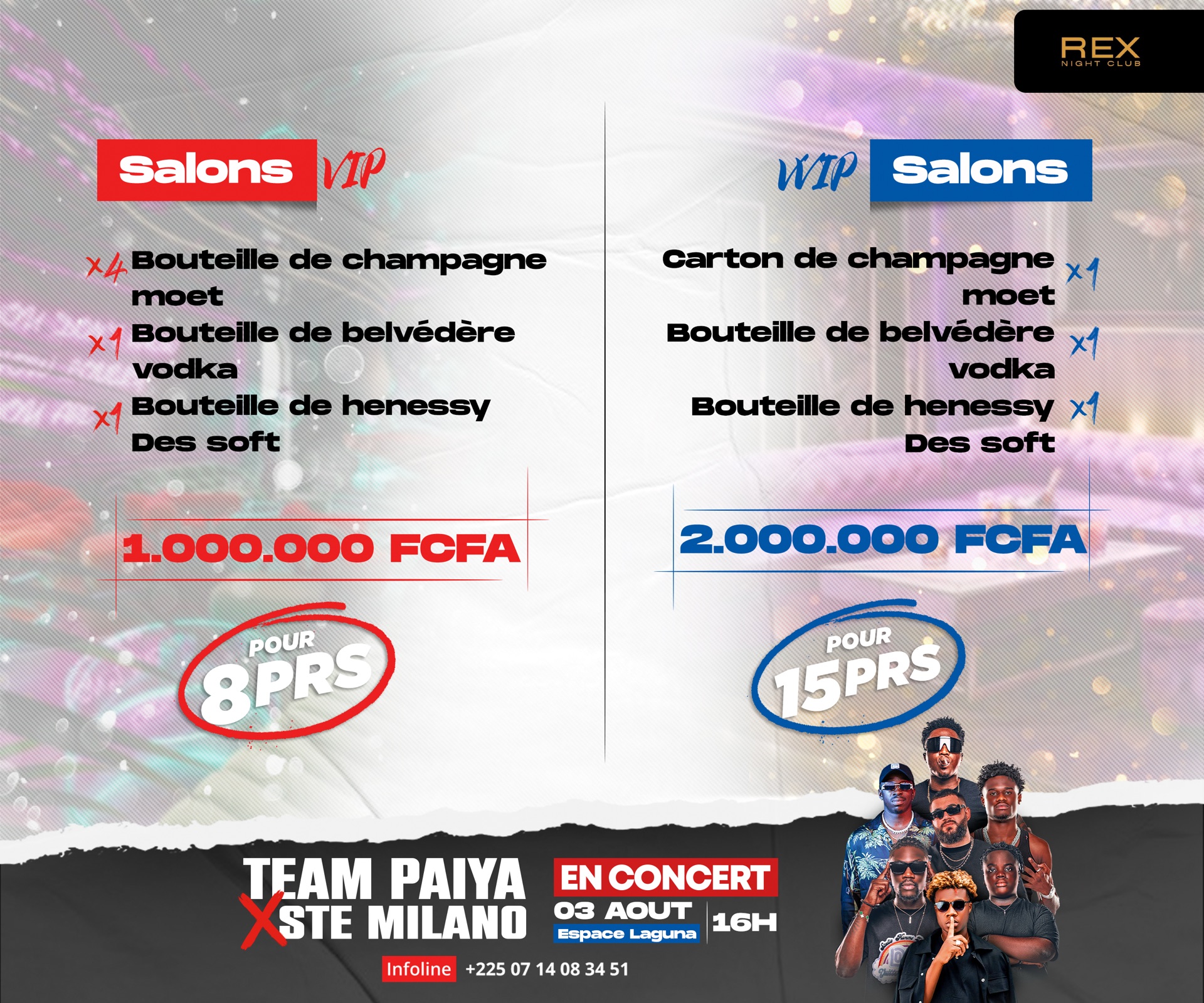 Team Paiya — Salons VIP
