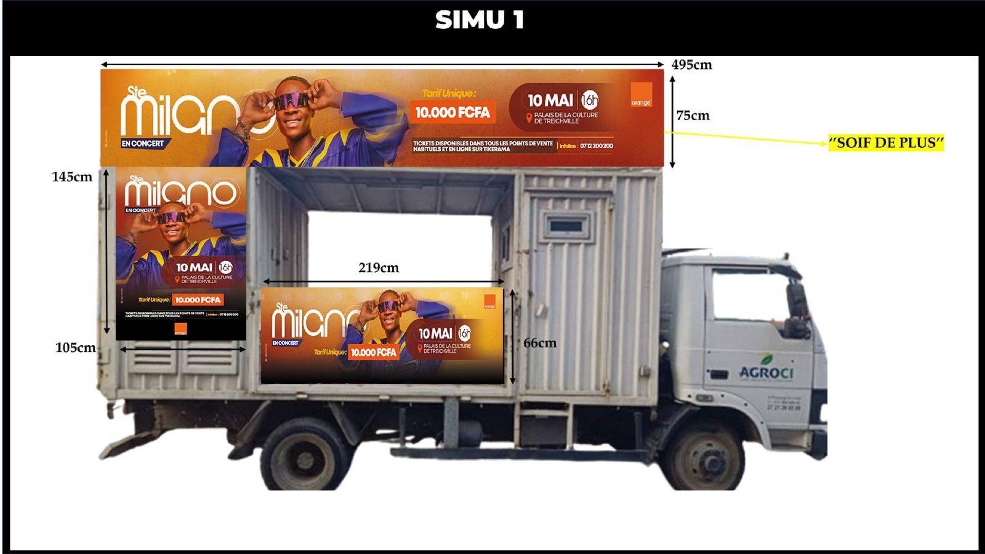 Camion publicitaire